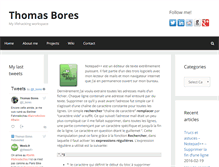 Tablet Screenshot of blog.bores.fr
